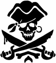 Siegelring signet rings Gravur Piratenflagge